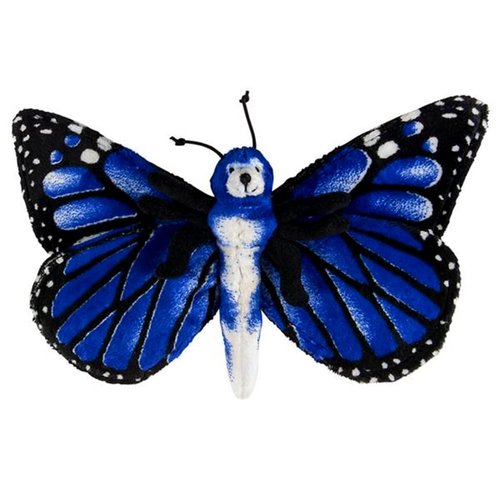 Forest & Twelfth 11” Morpho Plush Butterfly Toy – Adorable Stuffed Animal Toys, Ideal as Living Room, Sofa, Bedroom or Nursery Décor – Soft Plush Toy for Boys & Girls (Blue Morpho)