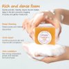 LIYALAN Turmeric Soap Bar for Face & Body-Tumeric Soap,Smooth Skin,Cleansing Natural Handmade Soap Sensitive Skin Formula, Vegan Soap