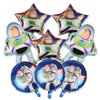 8Pcs Toy Inspired Story Party Foil Balloons, Buzz Lightyear Birthday Party Decorations Supplies (Pack of 8)