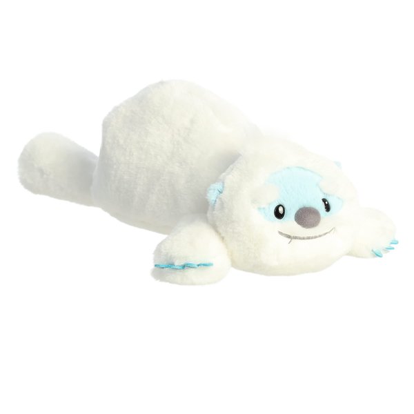 Aurora® Laid-Back Snoozles™ Snoozles™ Yeti Stuffed Animal - Cuddly Comfort - Imaginative Playtime - White 18 Inches