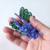 OMG Decor Peacock Claw Clip,Acetate Hair Clips,Small Claw Clips for Women