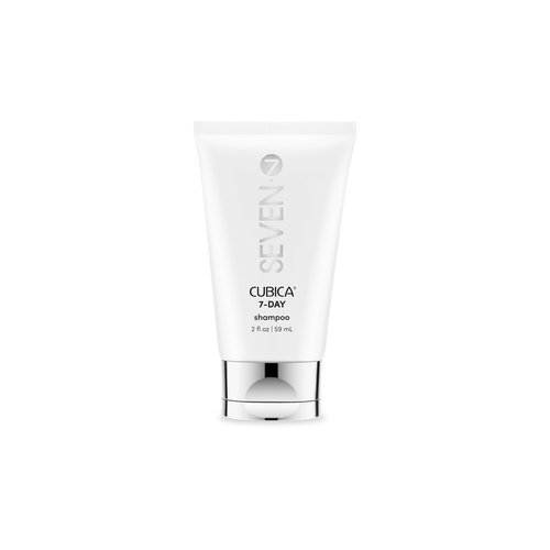 SEVEN haircare - Cubica 7-DAY shampoo with Biotin & Green Tea Extract - Gentle Shampoo for Any Hair Type - Add Shine and Moisture to Hair - Sulfate Free & Paraben Free - 2 oz