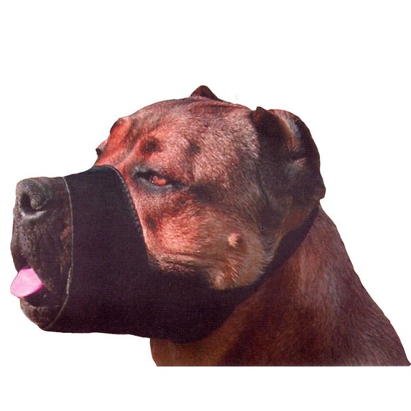 Quick Fit Nylon Dog Muzzle, Small Fits Snout Size 5.5"-6.5, Black