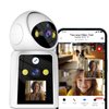 Kinnkall Indoor Baby-Pet-Camera with Two-Way Video & Audio, 1.5" Display PTZ Camera with Mobile App, 2.4G WiFi-Camera for Home Security, Motion Tracking, Cloud/SD,24/7