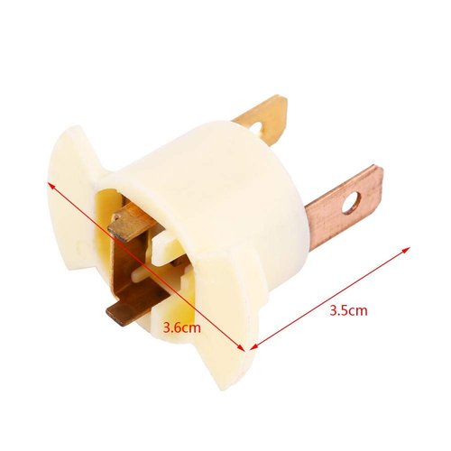 H1 LED Headlight Bulb Sockets Holder Adapter, Car Headlight Bulb Socket Adapters Holder for Prelude CRV Acura Front 33116-SD4-961