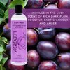 Vitabath Black Plum Body Wash Moisturizing Bath & Shower Gel Cleanser - Radiant Cleanse & Restore Nourishing Skincare for Women & Men - Paraben-Free - 12 fl oz