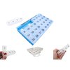 Monthly Pill Organizer | 31 compartments, 1 per Day, 4 Week Full Month 31 Day Pill Organizer | Includes Tray and 8 Removable compartments