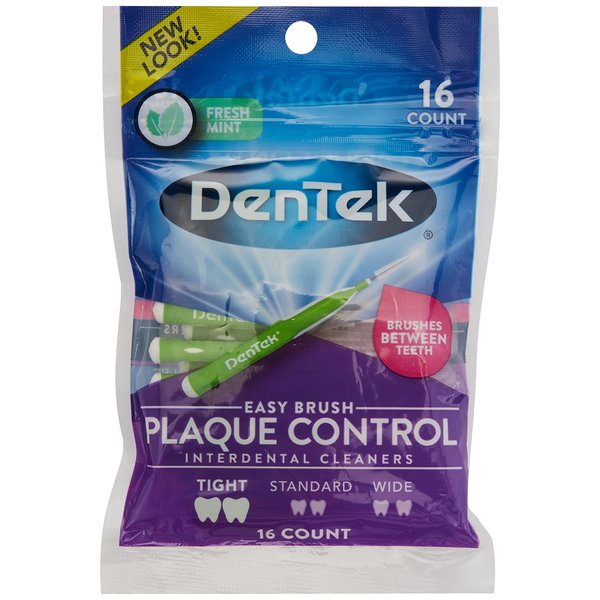DenTek Easy Brush Cleaners Extra Tight Spaces 16 Count