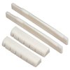Blisstime 2 Sets 4pcs 6 String Acoustic Guitar Bone Bridge Saddle and Nut Made of Real Bone