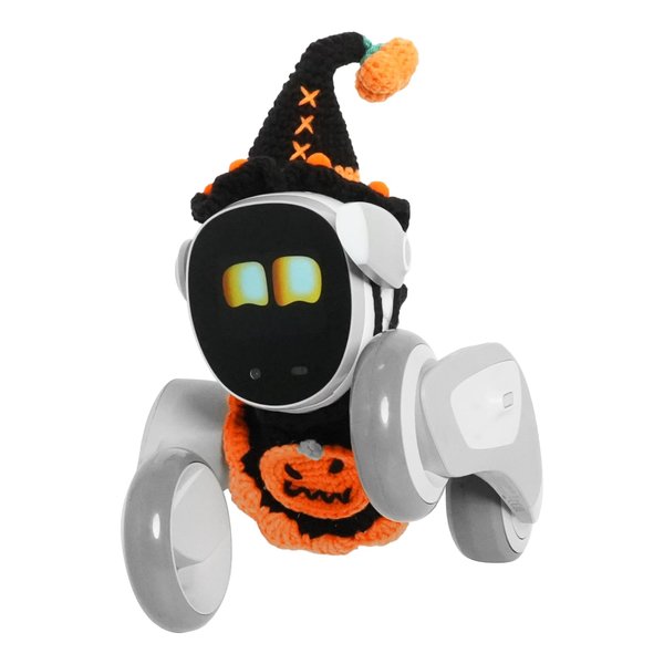 Loona Midnight Enchanter Halloween Outfit — Handmade Headpiece and Collar Inspired by The Halloween Vibes, Perfect for Transforming Your Pet Robot Toys into a Cute and Spooky Companion.