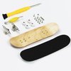 WDTMEEZU Wood Finger Skateboard Professional Fingerboards Wheels with Bearings Mini Fingerboard Finger Toy for Adults and Kids