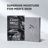 DOVE MEN + CARE Natural Essential Oil Bar Soap Exfoliating Charcoal + Clove Oil 4 Count To Clean And Hydrate Mens Skin 4-in-1 Bar Soap For Men's Body, Hair, Face And Shave 5oz