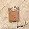 Iced Coffee Hand Sanitizer Holder and/or Lip Balm Holder and/or Key Fob