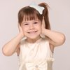 4PC Bone Hair Clips Elastic Tie White Bone Barrettes, Halloween Costume Accessories Plush Hairpins Hair Tie