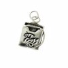 New 925 Sterling Silver Dental Floss Charm RISHI1077MISH