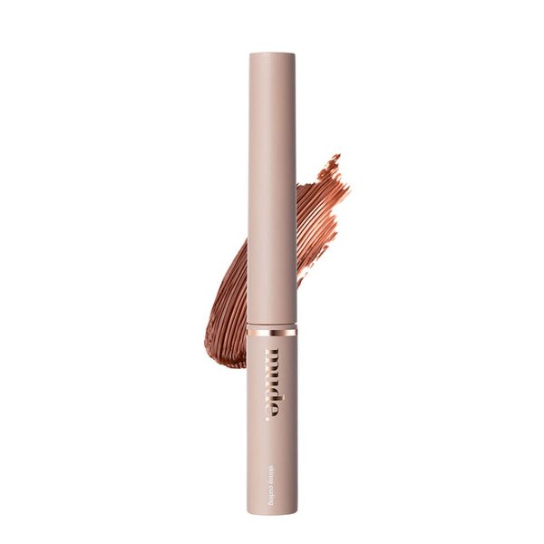 mude Inspire Skinny Curling & Multi-Fixer Mahogany Rosy Brown Mascara Volumizing Lengthening Curling for Dramatic Lashes Smudge-Proof Water-Proof Stays on All Day (03 Espresso)