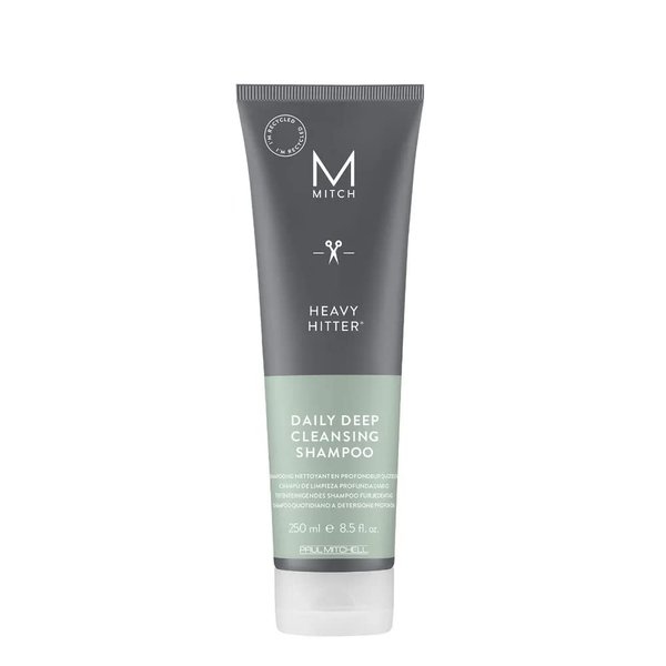 MITCH by Paul Mitchell Heavy Hitter Daily Deep Cleansing Shampoo for Men, For All Hair Types, 8.5 fl. oz.