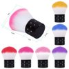 Kalolary 6Pcs Nail Art Dust Brush Remover Powder Cleaner Kabuki Brushes Makeup Powder Blush Brushes Nail Cleaning Brush Nail Art Tools for Cosmetic Makeup or Nail Art-Colorful