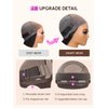 UNICE Straight Bye Bye Knots Wig Bleached Invisible Knots 7x5 Lace Front Wigs Human Hair Put on and Go Glueless Human Hair Wig Pre Plucked Pre Cut lace Natural Hairline 150% Density 22 inch