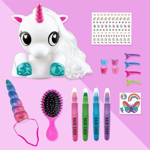 Fashion Angels Color Changing Light Up Unicorn Styling Set - includes: 9" Unicorn & Everything to Style Your Unicorn & You! Great for Sleepovers, Unicorn Night Light with 6 Color Options, Ages 8 & Up