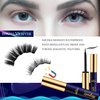 Menaka Magnetic Eyelashes Eyeliner and Lashes Kit, Magnetic Eyeliner for Magnetic Lashes Set, With Reusable Lashes [10 Pairs]