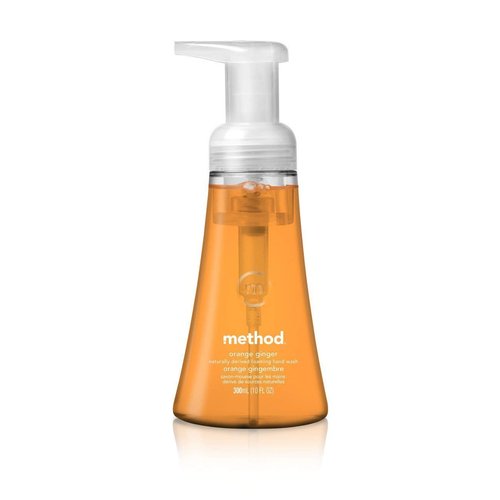 Method Foaming Hand Wash, Orange Ginger 10 oz (Pack of 2)
