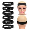 JIUSERLU Lace Melting Band, Adjustable Elastic Band For Wigs, Wig Bands,Edge Wrap To Lay Edges, Lace Front Melt Laying Strap,Wig Accessories Melt Band For Lace Wigs (1.38inch * 6pcs)