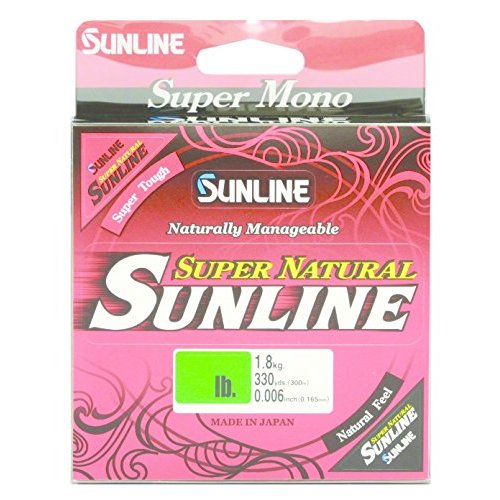 Sunline Super Natural Monofilament Fishing Line (Natural Clear, 10-Pounds/330-Yards)