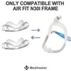Medihealer 2 Packs Replacement Cushion for Airfit N30i(M), 2 Packs Old Version Curved Nasal Cradle Cushion Compatible with N30i, Soft & Comfortable Great-Value Supplies