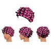 Medifier Vintage Swim Cap Floral Petal Retro Style Bathing Caps for Women Rose Red
