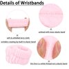 Ondder Spa Headband for Washing Face Bunny Ear Spa Headbands and Wristbands for Skincare Face Wash Head Bands & Wrist Bands for Women Girls