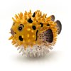 Gemini&Genius Pufferfish Toy, Realistic Puffer Fish Action Figure, Real Blowfish Toy, Educational Gift, Display and Play Toy, DIY Craft Decor, Swimming or Bath Toy for Kids