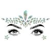 SHINEYES 6 Pcs Music Festival Face Jewels, Rhinestone Rave Face Gems Glitter,Crystal Birthday Party Festival Face Sticker, Eyes Face Body Temporary Tattoos for Festival Party