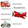 Car Party Supplies - Birthday Party Decorations for 5 years old Kids,Contain a Traffic Banner,a Birthday hat,3 Birthday Glasses,8 Foil Balloons,34 Balloons,Great for Kids Birthday Party