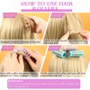 30 Pieces Plastic Hair Rollers Curlers Self Grip Rollers Hairdressing Curlers No Heat Hair Curlers for DIY Hairdressing Hair Salon Hair Barber, 5 Sizes