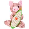 Patchwork Pet Maizey The Pig Premium Dog Toy Plush Detachable 2 in 1 Small