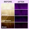 MOEHAIR VOODOO Purple Hair Paint (Aura), 8 Oz | Vegan & Cruelty-Free Purple Hair Dye | Ammonia, Sulfate & Paraben-Free | Vivid & Bright Intermixable Temporary Hair Color