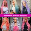 MYDIVA 613 13x6 Lace Front Wig Human Hair 28 inch Straight Blonde Lace Front Wigs Human Hair 180% Density 613 HD Lace Frontal Wig Blonde Wig Human Hair Pre Plucked With Baby Hair
