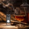 Cigar Cutter Guillotine V-Cut Cigar Cutter Cigar Punch with Key Chain 4 Pack (4)