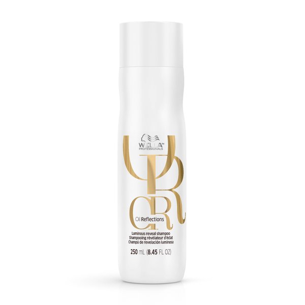 Wella Professionals Oil Reflections Luminous Reveal Shampoo, With Natural Botanicals, Camellia Oil and White Tea Extract, For long-Lasting Softness and Shine, 8.4oz