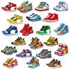 Sneaker Cupcake Toppers Sneaker Birthday Party Decorations Shoes Party Cupcake Picks Sneakers Cake Decorations for Sport Shoes Theme Baby Shower Supplies