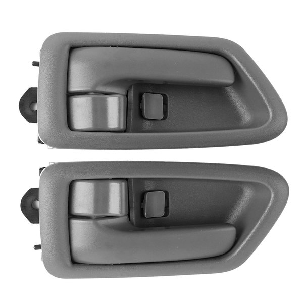 NPAUTO Inside Interior Door Handles Pair Front Rear Driver Passenger Side Replacement for 1997 1998 1999 2000 2001 Toyota Camry Gray