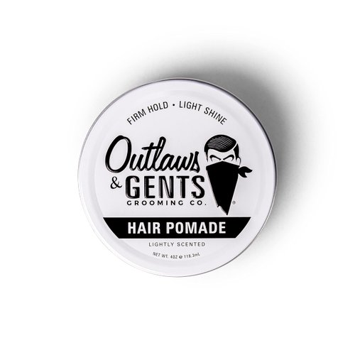 Outlaws & Gents Grooming Co. Hair Pomade - Styling Pomade for Men with Firm Hold and Light Shine - Perfect for Classic and Modern Hairstyles