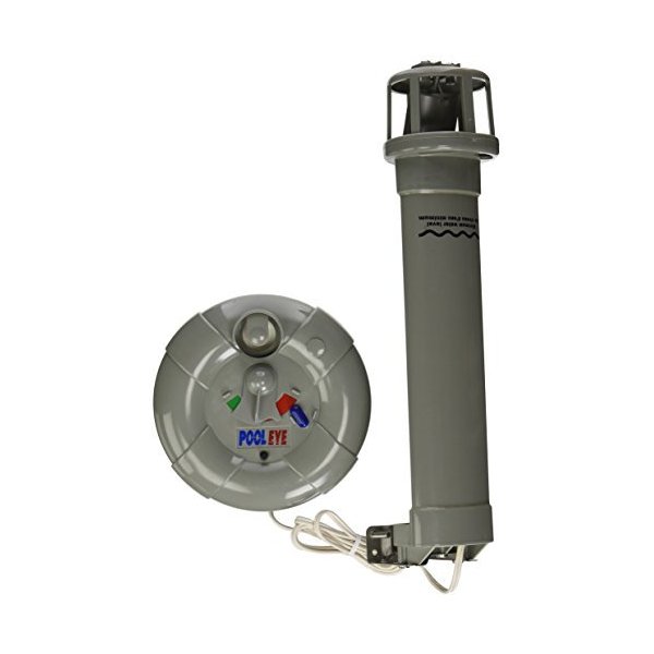 PoolEye Aboveground Pool Immersion Alarm – Battery Powered Water Motion Sensor for up to 24’ Round or 16’ x 32’ Oval, Poolside Siren Only, PE14