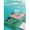 X9 Handheld Video Game Console, Portable Game Player with 3.5 inch IPS Screen & Additional Controller, 11 Game Emulators, Support 2 Players to Play On TV, 6000mAh Battery (Green)
