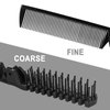 20 Pack Foldable Combs in Bulk Individually Wrapped, Travel Pocket Hair Comb, Folding Hair Brush Double Headed, Brush Comb Styling Tool for Men Women Combs, Black