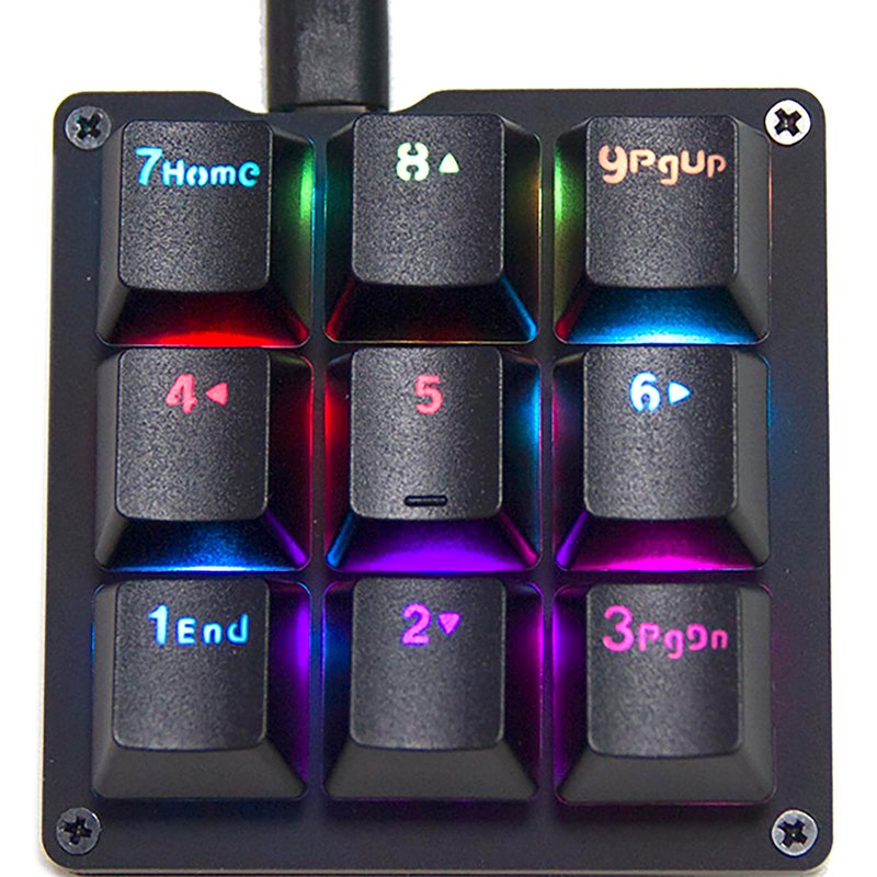 Macro Keyboard Mechanical Numpad One Handed Gaming 24 Macro ...