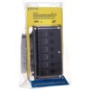 Blue Sea Systems 8373 Water Resistant Circuit Breaker Panel, 6 Position, Black