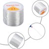 100m*0.8mm Elastic String for Bracelets, Beading and Jewelry Making, Clear Stretchy String for Clay Beads, Bracelet Charms, Pony Beads, Stone Beads