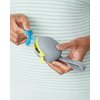 Skip Hop Silicone Pacifier Holder, Grab & Go, Grey